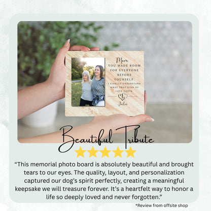 Gift For Mom, Personalized Mom Photo Board, Custom Mom Picture Board, Family Photo Keepsake, Mother's Day Gift Personalized Photo Gift personalized photo board — image 8 of 13