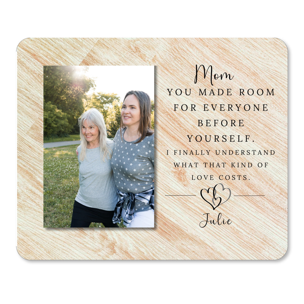 Gift For Mom, Personalized Mom Photo Board, Custom Mom Picture Board, Family Photo Keepsake, Mother's Day Gift Personalized Photo Gift personalized photo board — image 1 of 13