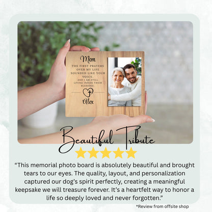 Mom Gift, Personalized Mom Photo Board, Custom Mom Picture Board, Family Photo Keepsake, Mother's Day Gift Personalized Photo Gift personalized photo board — image 8 of 13