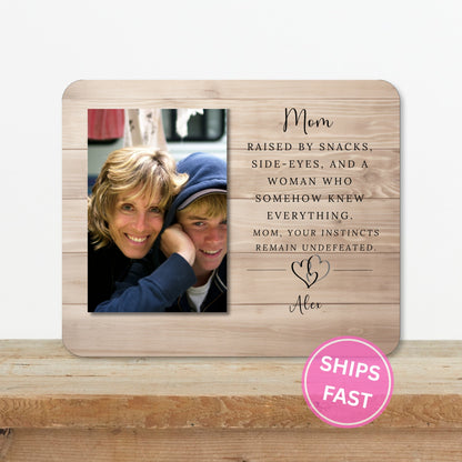 Mother Gift, Personalized Mom Photo Board, Custom Mom Picture Board, Family Photo Keepsake, Mother's Day Gift Personalized Photo Gift personalized photo board — image 2 of 13