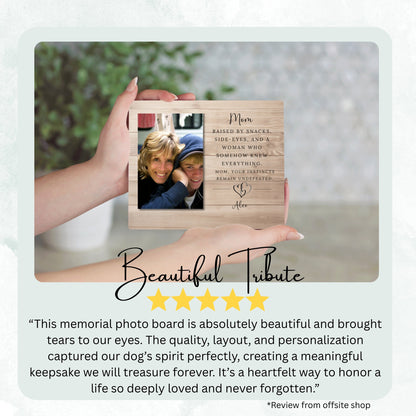 Mother Gift, Personalized Mom Photo Board, Custom Mom Picture Board, Family Photo Keepsake, Mother's Day Gift Personalized Photo Gift personalized photo board — image 8 of 13
