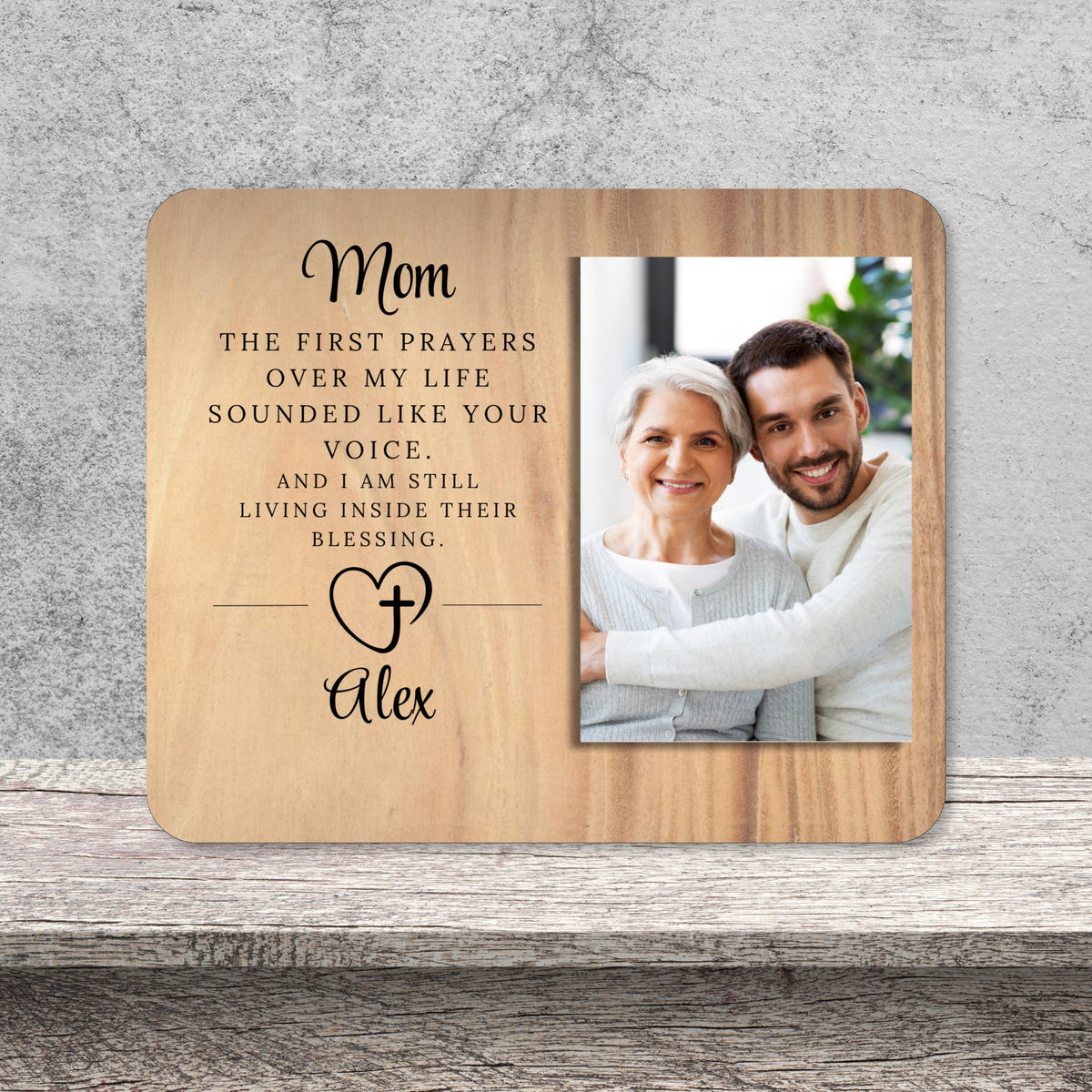 Mother Gift, Personalized Mom Photo Board, Custom Mom Picture Board, Family Photo Keepsake, Mother's Day Gift Personalized Photo Gift personalized photo board — image 12 of 13