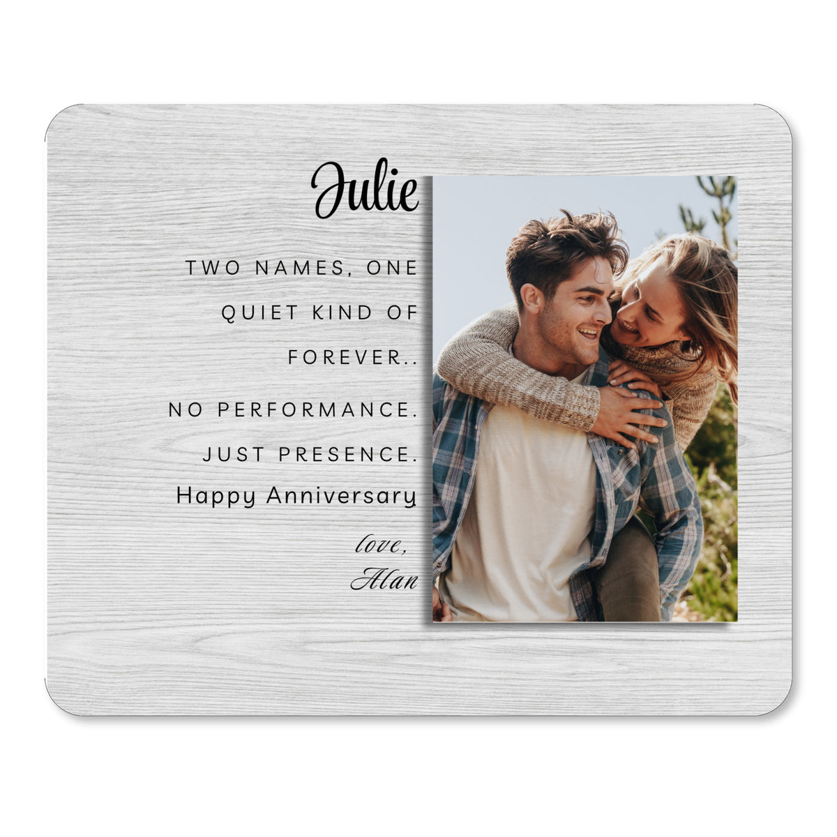 Gift For Wife, Personalized Anniversary Photo Board, Custom Anniversary Picture Board, Anniversary Keepsake, Anniversary Family Memory Board personalized photo board — image 1 of 13