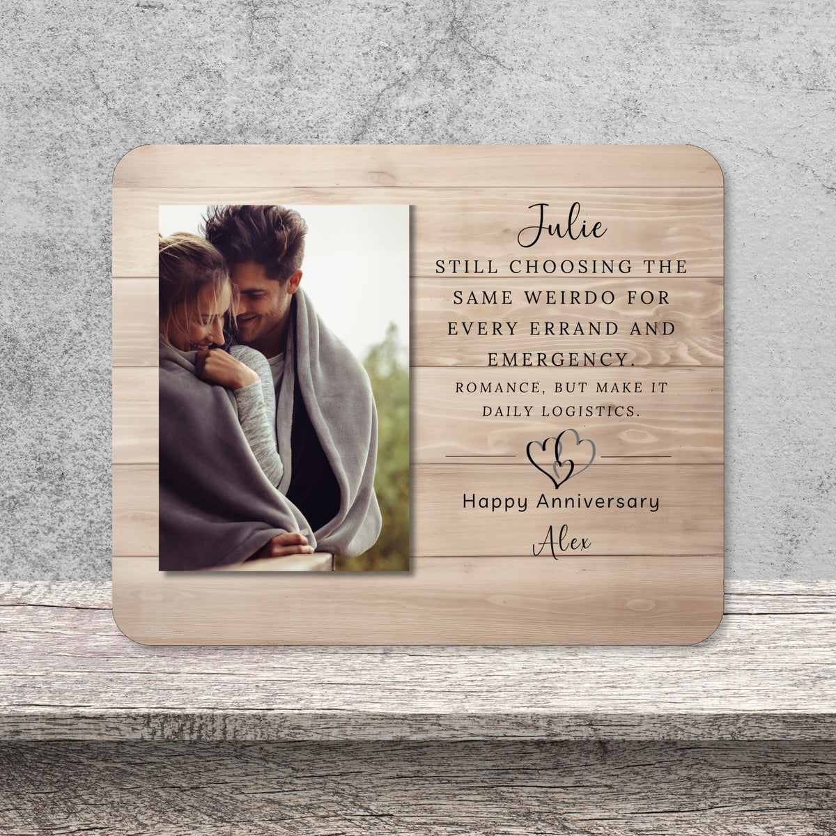 Marriage Gift, Personalized Anniversary Photo Board, Custom Anniversary Picture Board, Anniversary Keepsake, Anniversary Family Memory Board personalized photo board — image 13 of 13