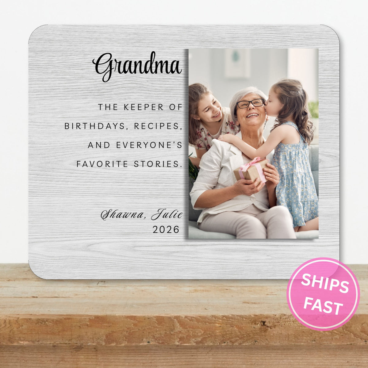 Grandma Gift, Personalized Grandma Photo Board, Custom Grandma Picture Board, Photo Gift, Grandma Gift Personalized Photo Gift Custom Gift personalized photo board — image 2 of 13