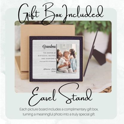 Grandma Gift, Personalized Grandma Photo Board, Custom Grandma Picture Board, Photo Gift, Grandma Gift Personalized Photo Gift Custom Gift personalized photo board — image 5 of 13