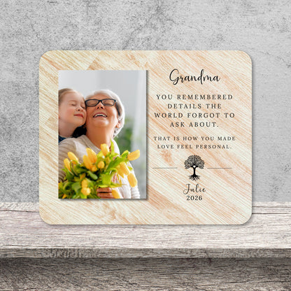 Gift For Grandma, Personalized Grandma Photo Board, Custom Grandma Picture Board, Picture Keepsake, Grandma Gift Personalized Photo Gift personalized photo board — image 11 of 13
