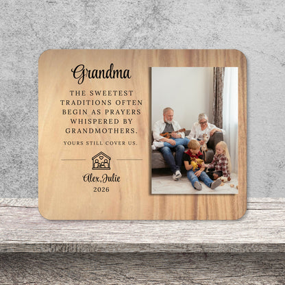 Gift For Grandma, Personalized Grandma Photo Board, Custom Grandma Picture Board, Picture Keepsake, Grandma Gift Personalized Photo Gift personalized photo board — image 12 of 13