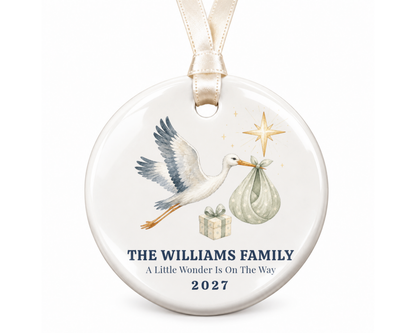 Personalized Ultrasound Ornament: Custom Sonogram Ornament Keepsake, Pregnancy Announcement Gift, Expecting Parents Baby Christmas Reveal