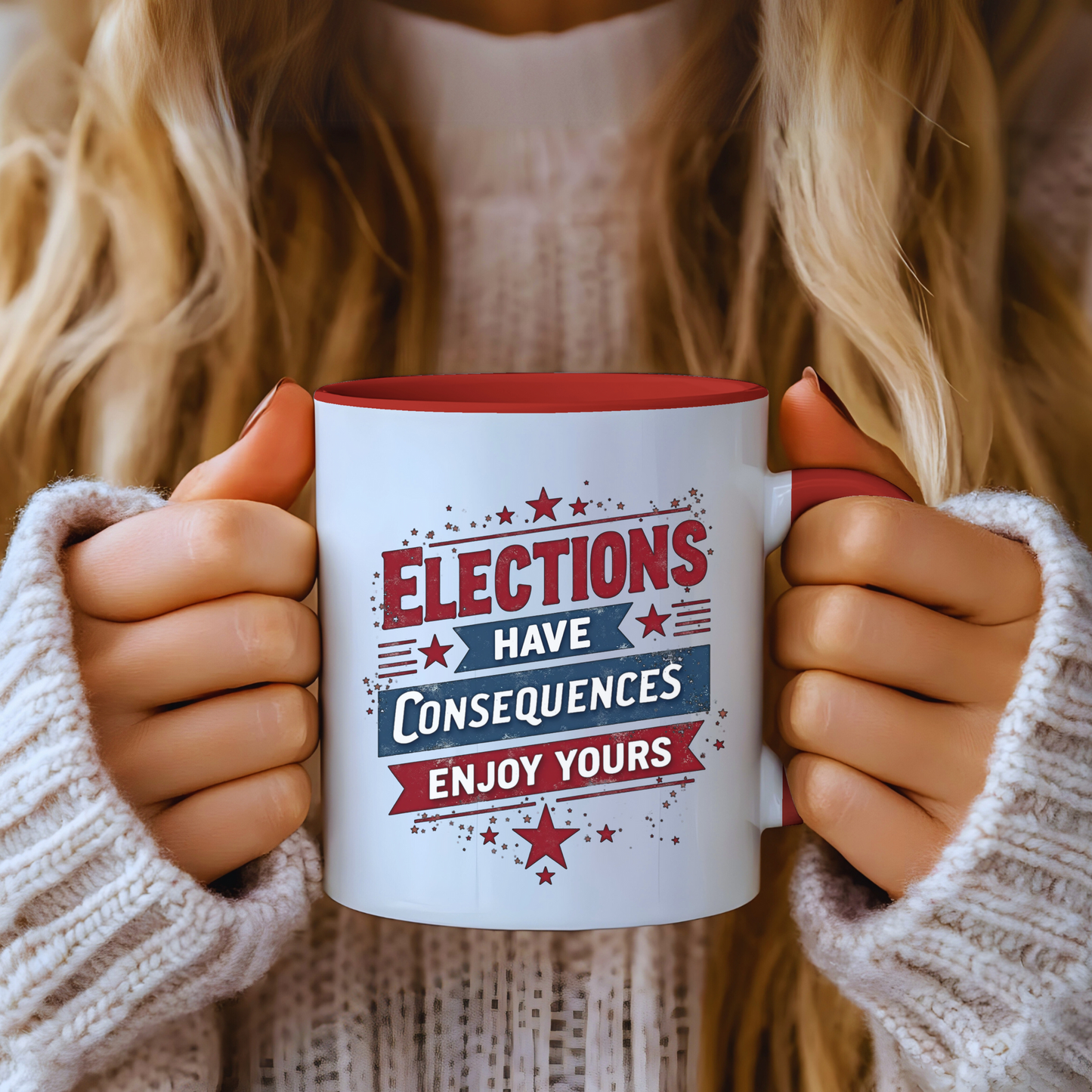 Election Have Consequences Mug, Project 2025, Anti Trump Mug, Patriot Mug, Resist, Political Mug, Freedom Gift