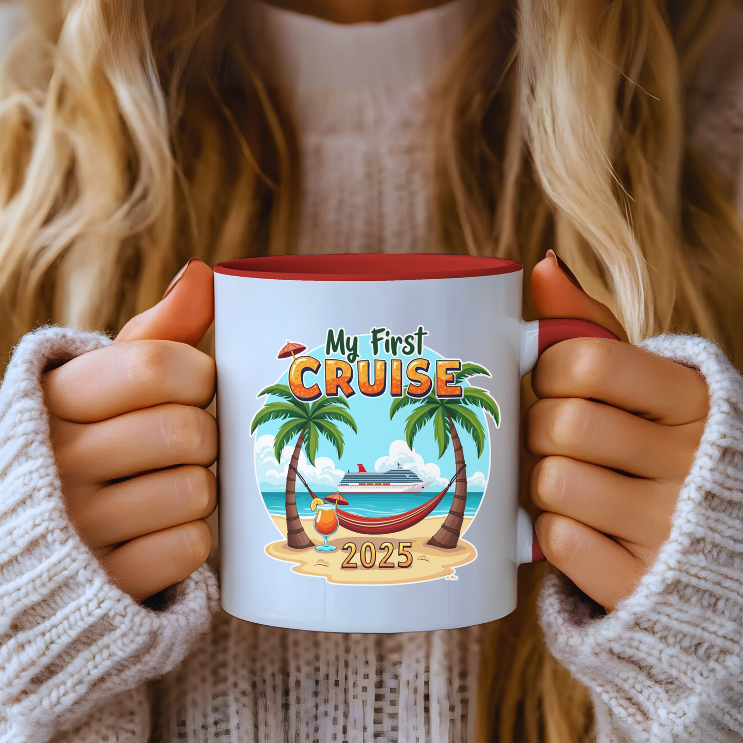 My First Cruise Coffee Mug, Royal Caribbean Mug, Cruise Gift, Cruise Ship Mug, Disney Cruise Line, Travel Mode