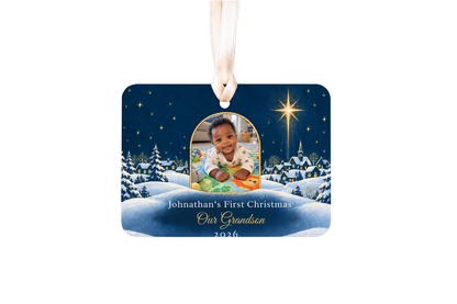 Personalized Baby’s First Christmas Story Ornament