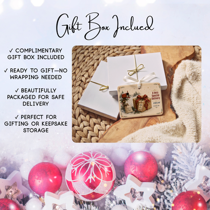 Personalized Baby’s First Christmas Ornament – Special Delivery