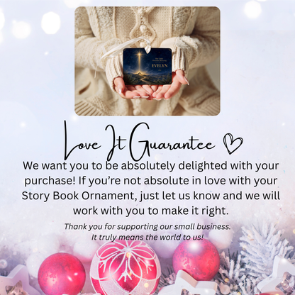 Personalized Baby’s First Christmas Ornament – Celestial Cradle