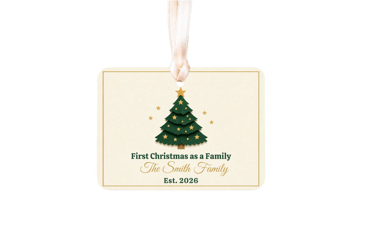 DESIGN D - Golden Star Christmas Tree