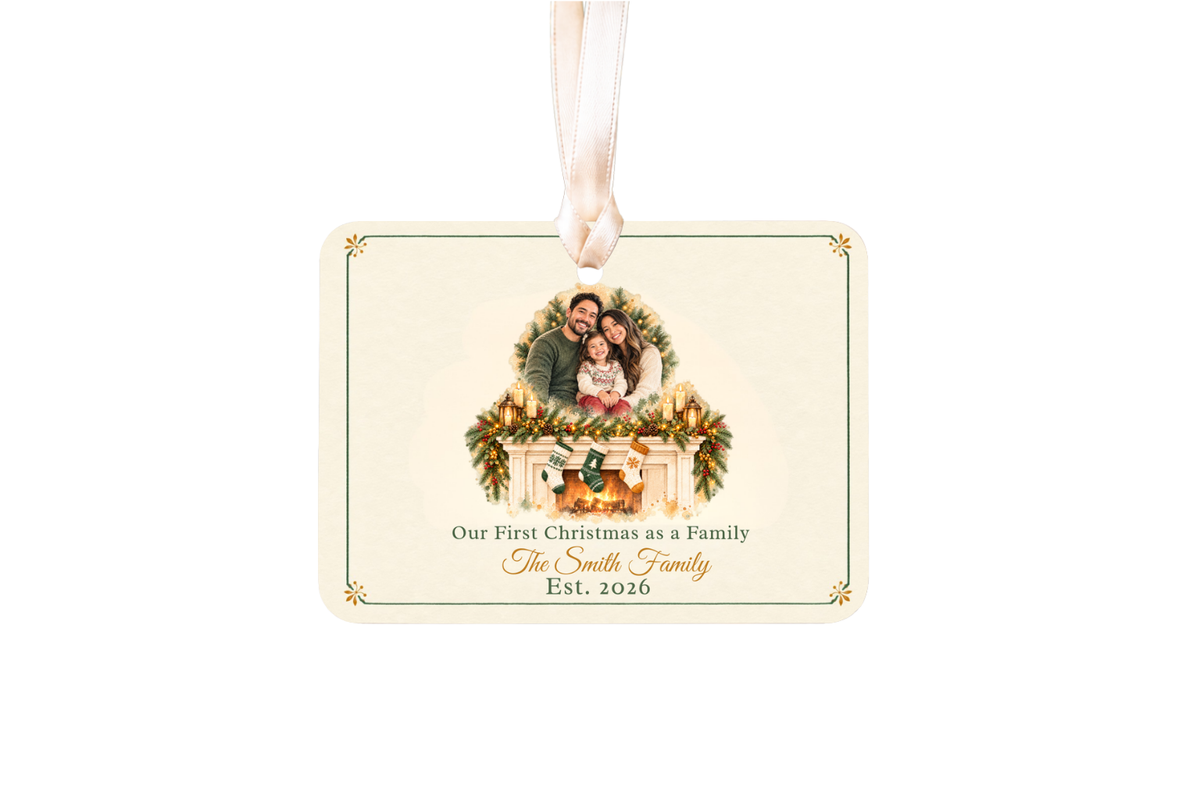 DESIGN A - Fireplace Family Portrait