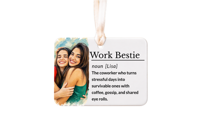 Soul Sister Story Ornament, Personalized Name Friendship Christmas Gift, Ceramic Keepsake (Copy)