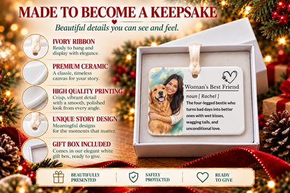 Dog Lover Ornament: Personalized Dog Lover Gifts, Gift for Pet Owners, Christmas Keepsake Ceramic Stocking Stuffer 2026 Gift