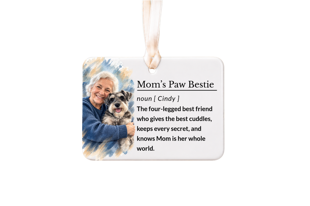 Cat Mom Ornament: Cat Mom Gift Idea, Personalized Pet Christmas Gift, Unique Ceramic Holiday Keepsake Stocking Stuffer 2026