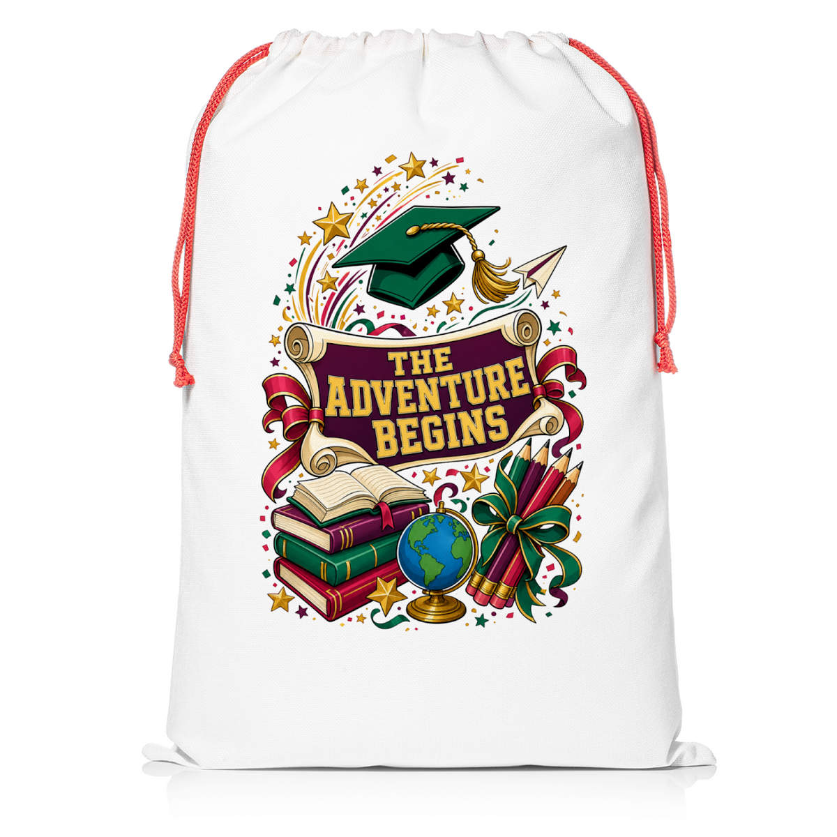 The Adventure Begins Graduation Gift Sack