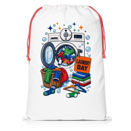 Laundry Day College Dorm Sack