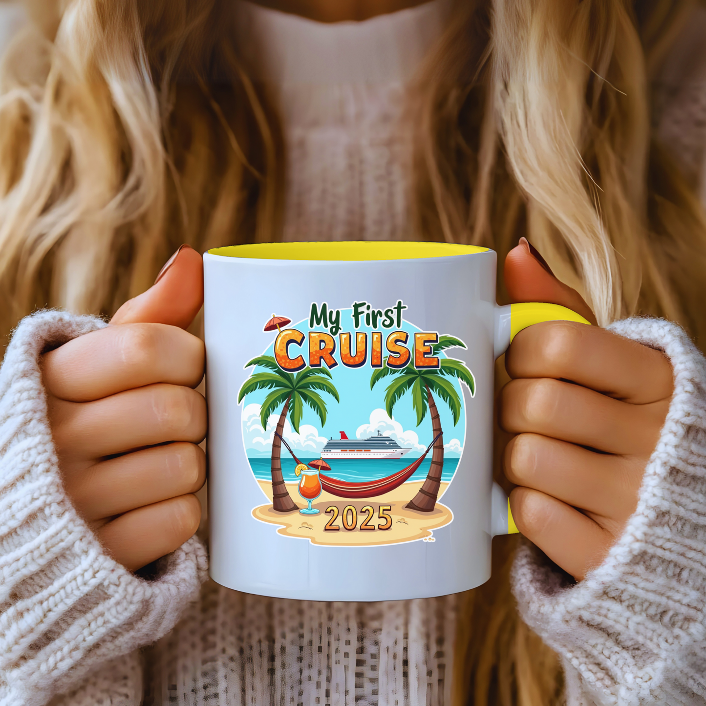 My First Cruise Coffee Mug, Royal Caribbean Mug, Cruise Gift, Cruise Ship Mug, Disney Cruise Line, Travel Mode