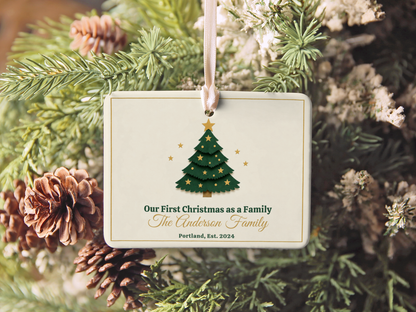 DESIGN D - Golden Star Christmas Tree