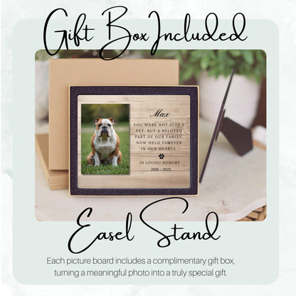 Sympathy Gift - In Loving Memory Pet Memorial Gifts - In Loving Memory Plaque - Vertical