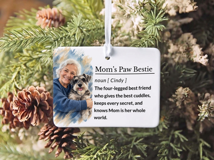 Cat Mom Ornament: Cat Mom Gift Idea, Personalized Pet Christmas Gift, Unique Ceramic Holiday Keepsake Stocking Stuffer 2026