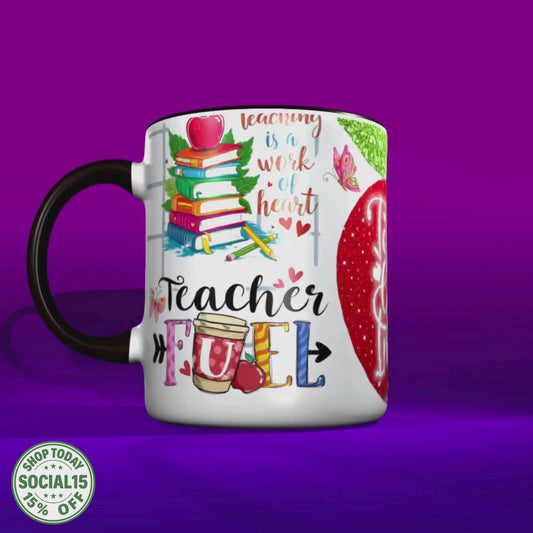 Teacher Appreciation Coffee Mug, Teach and Inspire Mug,