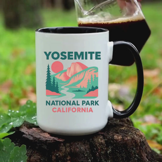 Yosemite Mug, California National Park Mug, Yosemite Valley Coffee Mug, Outdoor Enthusiast, Yosemite Gift, Camping Coffee Mug, Yosemite National Park