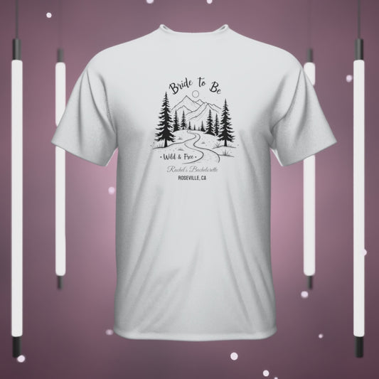 Personalized Bride To Be Shirt, Bride Tote Tee, Bride TShirt, Hen Party Favors, Camp Bachelorette, Girls Trip Gifts