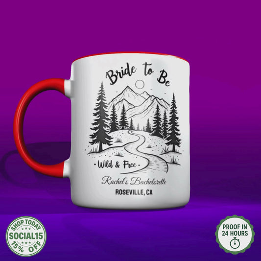 Personalized Bride To Be Coffee Mug, Hen Party Favors, Camp Bachelorette Gift, Bride Tribe, Bride Squad, Girls Trip Gifts