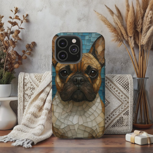 French Bulldog Mosaic Phone Case, French Bulldog Art, Dog iPhone Case, Frenchie Mom, French Bulldog Gift, Dog Lover